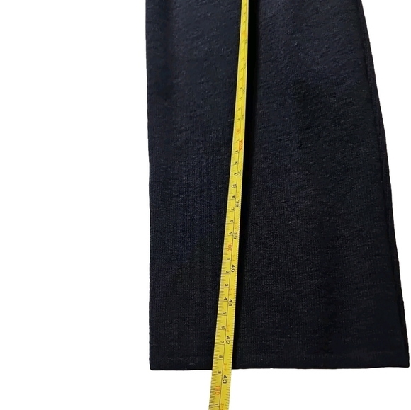 Max Mara Trousers Women Black Medium  100% Wool High Rise Made in Italy - Picture 9 of 13